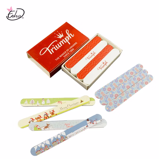 OEM カスタム ロゴ カラー プロフェッショナル カラフルなロング ストリップ マニキュア爪やすりスポンジ バッファー