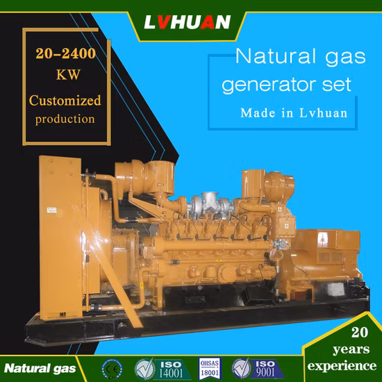 33/45 エンジン駆動発電機セット & ディーゼル、Hfo、天然ガス、タイヤオイル、デュアルフューエル、スペアパーツ付き